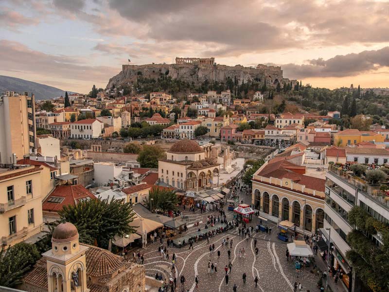  Величественный Афинский Акрополь, главный символ античной цивилизации и демократии.