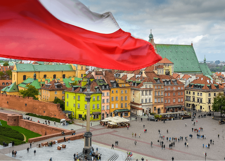 подробный маршрут международного автобуса Полтава – Варшава с указанием основных остановок и пункта пересечения границы